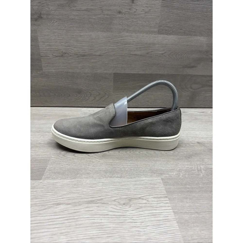 Söfft‎ Somers Slip-On Sneakers Women's Size 7M Gray Leather SF0021408 Very Nice